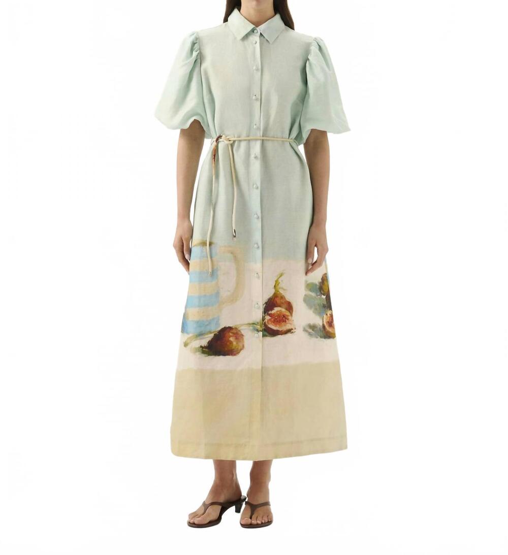 NEW ROAME women's alfresco berkley dress in green
